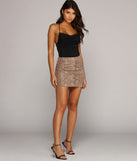 Strikingly Beautiful Mini Skirt provides a stylish start to creating your best summer outfits of the season with on-trend details for 2023!