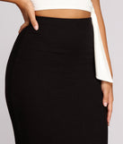 Basic Knit Maxi Skirt