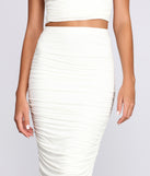 White Hot Midi Skirt