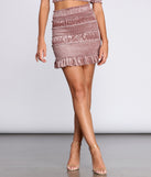 Crushin' On You Velvet Mini Skirt for 2022 festival outfits, festival dress, outfits for raves, concert outfits, and/or club outfits