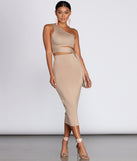 You’ll look stunning in the Basic Essential Double Layered Skirt when paired with its matching separate to create a glam clothing set perfect for parties, date nights, concert outfits, back-to-school attire, or for any summer event!