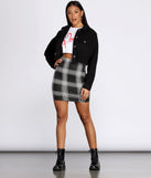 Tartan Plaid Mini Skirt for 2022 festival outfits, festival dress, outfits for raves, concert outfits, and/or club outfits