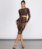 Major Style Status Midi Skirt