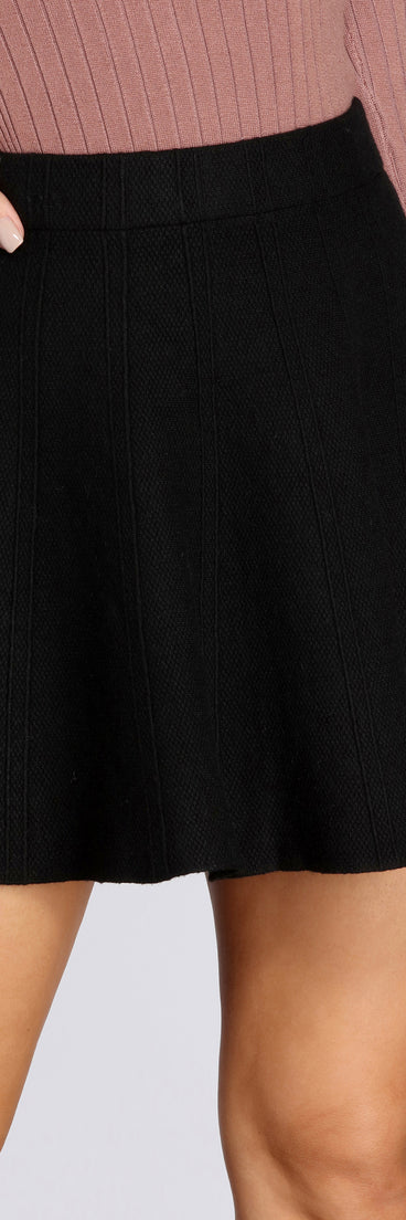 Sweater Skater Mini Skirt for 2023 festival outfits, festival dress, outfits for raves, concert outfits, and/or club outfits