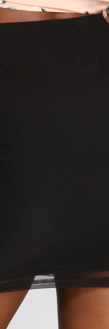 Mesh Please Mini Skirt provides a stylish start to creating your best summer outfits of the season with on-trend details for 2023!