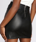 By Your Side Faux Leather Skirt provides a stylish start to creating your best summer outfits of the season with on-trend details for 2023!