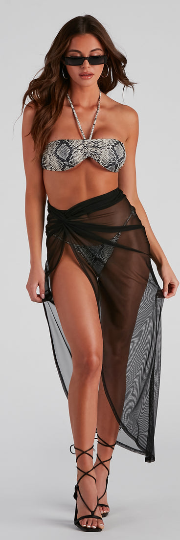 Knot Ur Average Babe Mesh Asymmetrical Maxi Skirt provides a stylish start to creating your best summer outfits of the season with on-trend details for 2023!