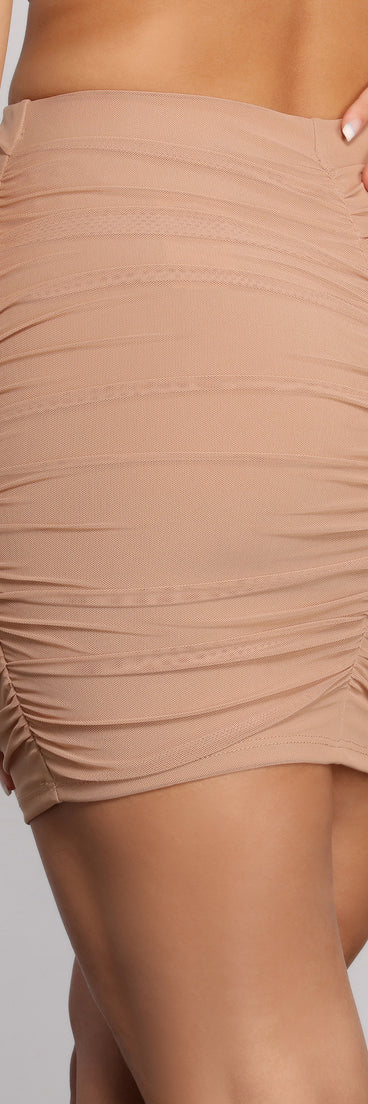 She's Got It Ruched Mini Skirt provides a stylish start to creating your best summer outfits of the season with on-trend details for 2023!