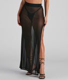 You’ll look stunning in the Wrap Me In Glam Mesh Maxi Skirt when paired with its matching separate to create a glam clothing set perfect for a New Year’s Eve Party Outfit or Holiday Outfit for any event!