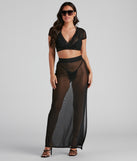 Wrap Me In Glam Mesh Maxi Skirt is a fire pick to create 2023 festival outfits, concert dresses, outfits for raves, or to complete your best party outfits or clubwear!