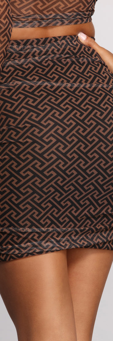 All Eyes On You Mesh Mini Skirt provides a stylish start to creating your best summer outfits of the season with on-trend details for 2023!