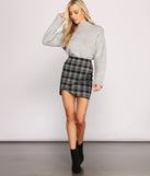 High Waist Faux Wrap Plaid Mini Skirt provides a stylish start to creating your best summer outfits of the season with on-trend details for 2023!