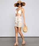 Crochet Cutie Mini Skirt for 2023 festival outfits, festival dress, outfits for raves, concert outfits, and/or club outfits