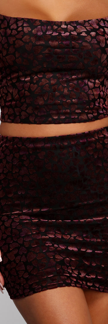 Heart Of Glam High Waist Mini Skirt provides a stylish start to creating your best summer outfits of the season with on-trend details for 2023!