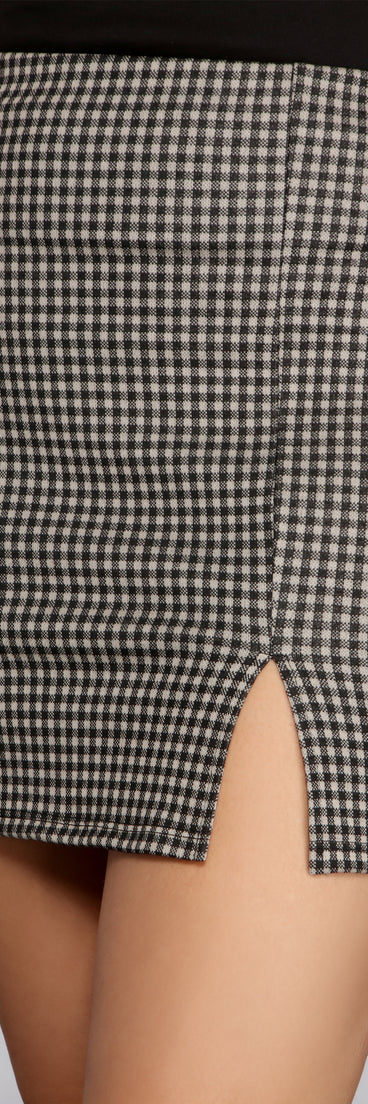 Check On It Checkered Mini Skirt for 2023 festival outfits, festival dress, outfits for raves, concert outfits, and/or club outfits