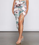 Vacay Beauty Floral Maxi Skirt provides a stylish start to creating your best summer outfits of the season with on-trend details for 2023!