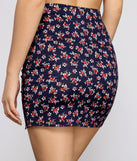 Ditsy Details Floral Mini Skirt provides a stylish start to creating your best summer outfits of the season with on-trend details for 2023!