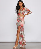 Tropic Dreams Mesh Maxi Skirt provides a stylish start to creating your best summer outfits of the season with on-trend details for 2023!