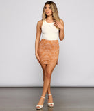 Effortless Boho Vibes Mini Skirt provides a stylish start to creating your best summer outfits of the season with on-trend details for 2023!