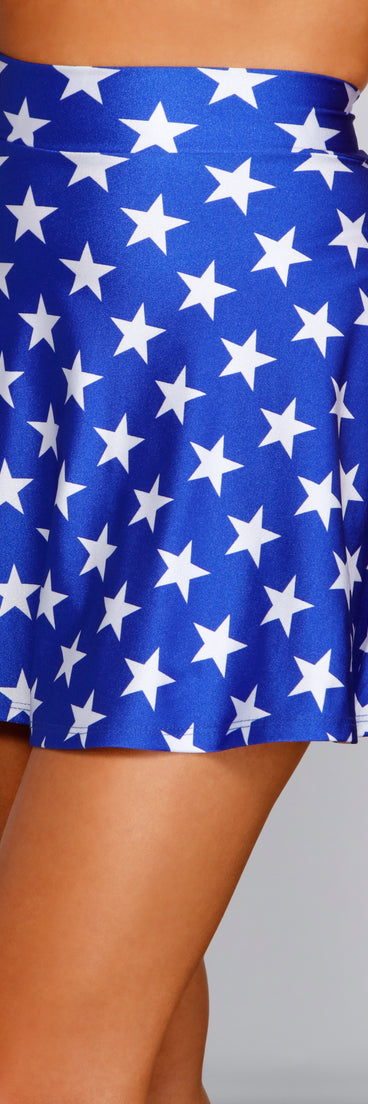 Lady Justice Star Skater Skirt provides a stylish start to creating your best summer outfits of the season with on-trend details for 2023!