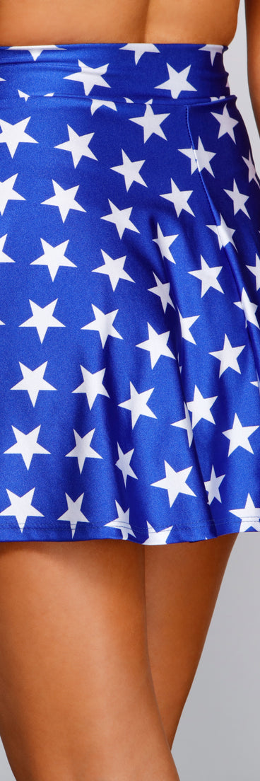 Lady Justice Star Skater Skirt provides a stylish start to creating your best summer outfits of the season with on-trend details for 2023!