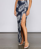 Tropics Bound High Slit Maxi Skirt provides a stylish start to creating your best summer outfits of the season with on-trend details for 2023!