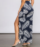 Tropics Bound High Slit Maxi Skirt provides a stylish start to creating your best summer outfits of the season with on-trend details for 2023!