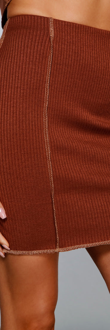 Seams Come True Mini Skirt provides a stylish start to creating your best summer outfits of the season with on-trend details for 2023!