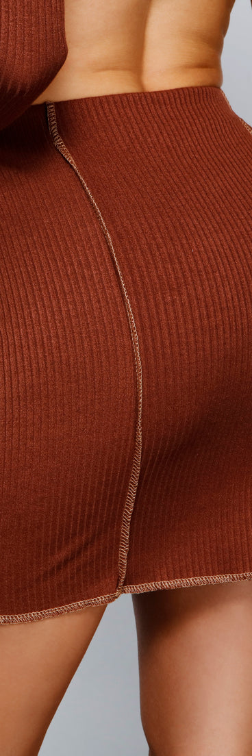 Seams Come True Mini Skirt provides a stylish start to creating your best summer outfits of the season with on-trend details for 2023!