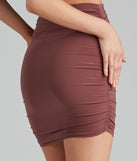 Cutie In Ruched Mini Skirt provides a stylish start to creating your best summer outfits of the season with on-trend details for 2023!