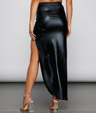 Dangerous Glam Faux Leather Midi Skirt provides a stylish start to creating your best summer outfits of the season with on-trend details for 2023!