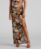 Tropical Dream Maxi Skirt provides a stylish start to creating your best summer outfits of the season with on-trend details for 2023!