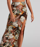Tropical Dream Maxi Skirt provides a stylish start to creating your best summer outfits of the season with on-trend details for 2023!