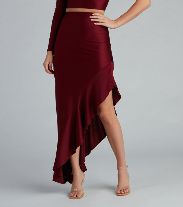 You’ll look stunning in the Flirtatious Fashionista Maxi Skirt when paired with its matching separate to create a glam clothing set perfect for parties, date nights, concert outfits, back-to-school attire, or for any summer event!