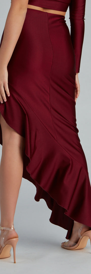 You’ll look stunning in the Flirtatious Fashionista Maxi Skirt when paired with its matching separate to create a glam clothing set perfect for parties, date nights, concert outfits, back-to-school attire, or for any summer event!