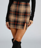 Perfectly Chic Plaid Mini Skirt for 2023 festival outfits, festival dress, outfits for raves, concert outfits, and/or club outfits