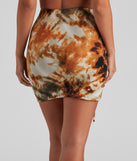 Bold Babe Tie-Dye Mini Skirt provides a stylish start to creating your best summer outfits of the season with on-trend details for 2023!