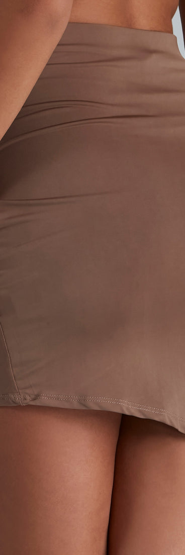 Femme Chic Asymmetrical Mini Skirt provides a stylish start to creating your best summer outfits of the season with on-trend details for 2023!