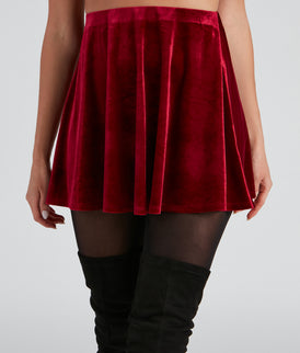 Lil' Red Velvet Halloween Skirt & Windsor