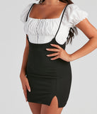Sweet Staple Crepe Suspender Skirt provides a stylish start to creating your best summer outfits of the season with on-trend details for 2023!