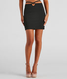 Chic Crossing Crepe Mini Skirt provides a stylish start to creating your best summer outfits of the season with on-trend details for 2023!