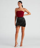 Do The Cha Cha Satin Fringe Skirt provides a stylish start to creating your best summer outfits of the season with on-trend details for 2023!