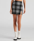 Plaid Crush Slit Mini Skirt provides a stylish start to creating your best summer outfits of the season with on-trend details for 2023!