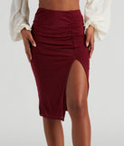 Fab Ruched Mesh Midi Skirt provides a stylish start to creating your best summer outfits of the season with on-trend details for 2023!