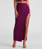 Teach Me Tonight Crepe Maxi Skirt provides a stylish start to creating your best summer outfits of the season with on-trend details for 2023!
