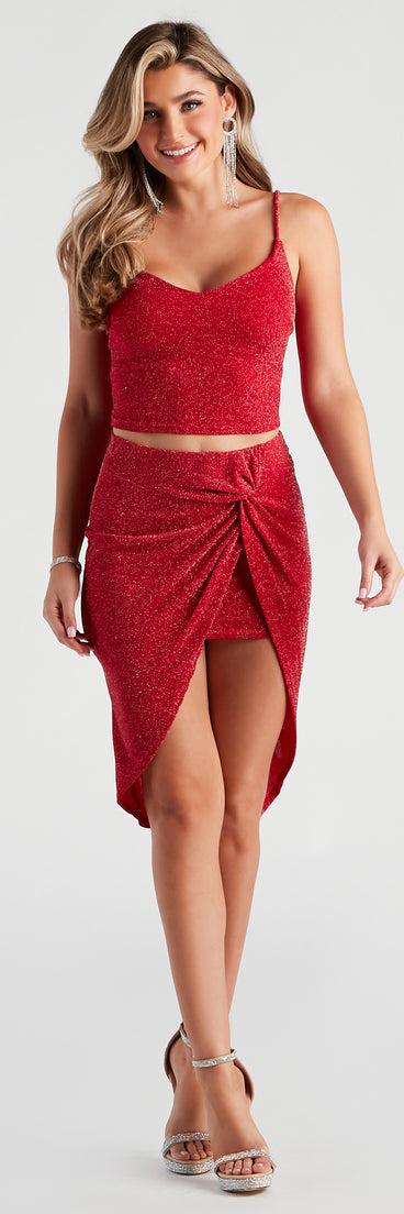 So Haute Glitter Knit Midi Skirt provides a stylish start to creating your best summer outfits of the season with on-trend details for 2023!
