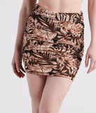 Paradise Bound Tropical Print Mini Skirt provides a stylish start to creating your best summer outfits of the season with on-trend details for 2023!