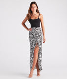 Standout In Style Swirl Print Maxi Skirt provides a stylish start to creating your best summer outfits of the season with on-trend details for 2023!