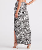 Standout In Style Swirl Print Maxi Skirt provides a stylish start to creating your best summer outfits of the season with on-trend details for 2023!