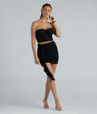 The mini skirt length on the Come My Way Ruffled Mini Skirt adds a sultry detail to your going-out outfits or everyday looks.